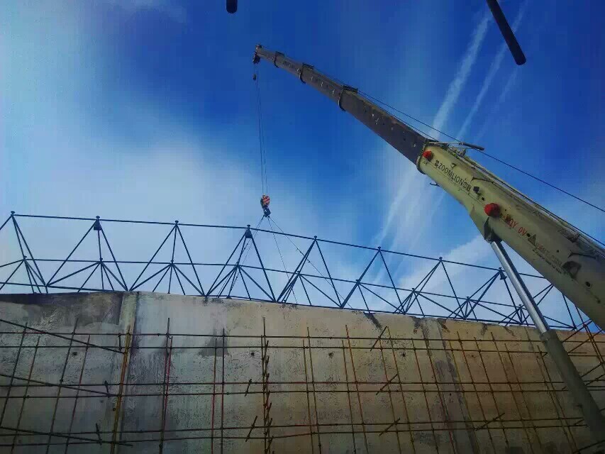 乐山食堂网架结构工程
