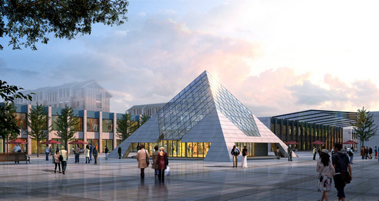 乐山金字塔网架
